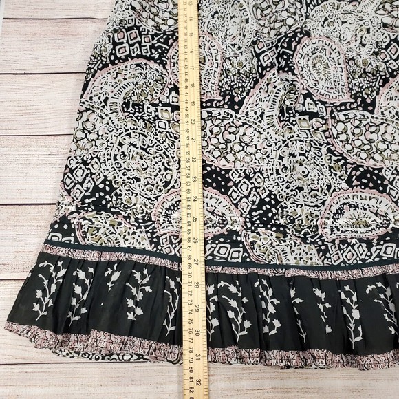 Cleobella Anila Mini Dress Organic Cotton Block Paisley Women's Medium - Picture 9 of 9